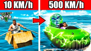 PASO DEL BARCO más LENTO al MÁS RÁPIDO en GTA 5!