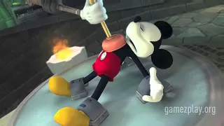 Disney: Epic Mickey Part Two Nintendo Wii HD video game movie trailer