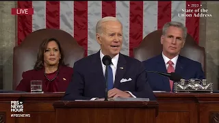 WATCH: U.S. leading the way in supporting Ukraine, Biden says | 2023 State of the Union