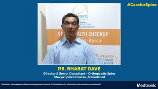The Importance of Looking After One's Posture And Spine Health | Dr. Bharat Dave | #CareForSpine