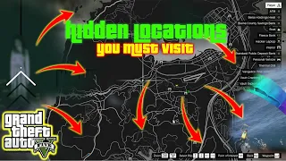 GTA V - TOP  Secret Hidden Locations & Places You Must Visit (XBOX, PC, PS4, PS5)