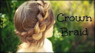 How to do a Crown Braid | Halo Braid | Braidsandstyles12