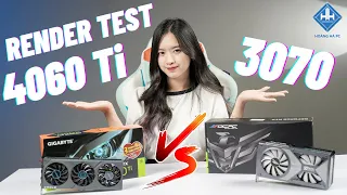 So Sánh Hiệu Năng RTX 4060 Ti vs RTX 3070 in Render Test | RTX 4060 Ti Review