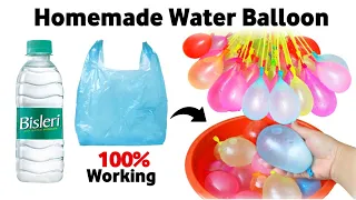 How to make orbeez with Plasticbag😱 DIYcolourful waterballs | Homemade Water Balloons | Holi Special