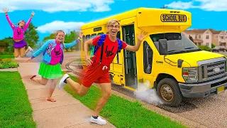 WE BECAME KIDS FOR THE DAY!! (going back to school)