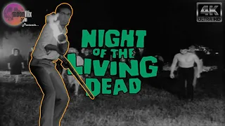 Night of the Living Dead (1968) | Black & White | 4K Ultra HD | DUANE JONES | HORROR | ZOMBIES