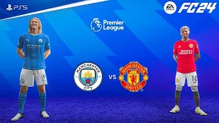 EA FC 24 PS5 Gameplay | Manchester United vs Manchester City , Volta Football