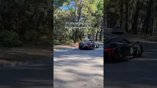 F1 SOUNDING V12 PAGANI HUAYRA R 😱