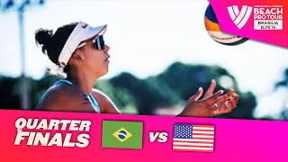 Ana Patrícia/Duda vs. Hughes/Cheng - Quarter Finals Highlights | Brasilia 2024 #BeachProTour