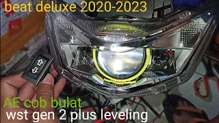 cara pasang biled Wst gen 2 di beat 2020-2023 plus leveling LEED HID MOTOR