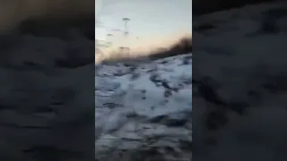 Russian vehicle destroyed by Ukrainian Stugna-P ATGM