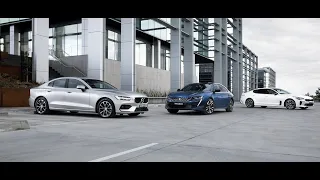 Peugeot 508 vs Volvo S60 vs Kia Stinger