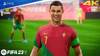 FIFA 23 - Portugal vs Switzerland - FIFA World Cup Qatar 2022 Round 16 | PS5™ [4K60fps]