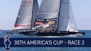 30th America's Cup Race 2 ITA vs. NZL | AMERICA'S CUP