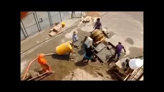 MELHOR FORMA DE BATER UMA LAJE. EFICIÊNCIA E RAPIDEZ! - BOMBA DE CONCRETO