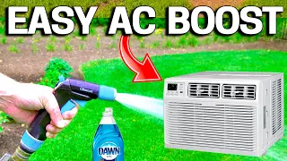 Window Air Conditioner Not Cooling? EASY Common Fix - How to Clean a Windows AC