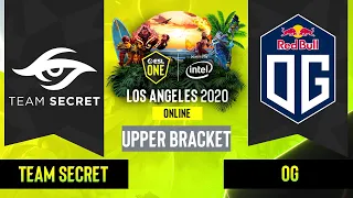 Dota2 - Team Secret vs. OG - Game 2 - Upper Bracket R1 - EU/CIS - ESL One Los Angeles