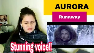 AURORA "RUNAWAY " FIRST TIME HEARING- ORDINARY SINGER REACT (STUNNING VOICE)