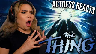 ACTRESS REACTS to THE THING (1982) *MOST DISGUSTING THING I'VE SEEN* first time watching