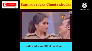 Santosh rocks Cheeta shocks 😂😂😂 madam sir entertainment#santosh#cheeta😂😂