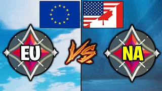 EU VS NA Immortals! - (High Ping VS Low Ping)