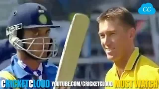 Sourav Ganguly vs Glen McGrath & Aussie Team | Most Aggressive Inning - Smashed 50 with a SIX !!