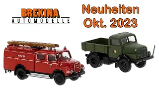 Brekina Modellauto Neuheiten Oktober 2023 | Spur H0