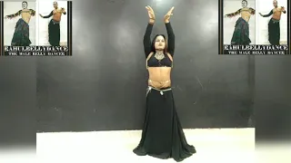 Arabic pop Belly Dance cover by male Belly Dancer Rahul Gupta. On badnanawalle Al jaw by Nancy Ajram