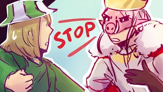 Philza PUNCHES Technoblade's Dog | Dream SMP Animatic