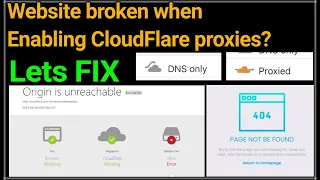 CloudFlare Proxies Not Working FIX | Website not loading with cloudflare proxies | 523 error fix DNS