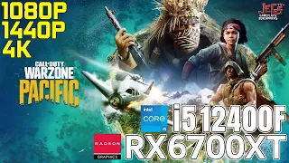 Call of Duty: Warzone | i5 12400F + RX 6700 XT | 1080p, 1440p, 4K benchmarks!