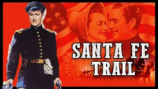 SANTA FE TRAIL -  Full Lentgh Movie in English | Colorized | Errol Flynn