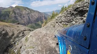 The steps of Black Bear Pass