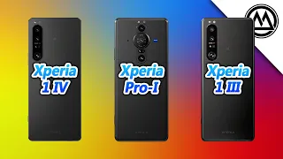 Sony Xperia 1 IV vs Sony Xperia Pro-I vs Sony Xperia 1 III