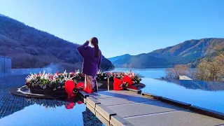 Japan's Famous Hot Spring/Hakone👘Onsen Ryokan with Panoramic View of Lake Ashi/ Ashinoko Hanaori