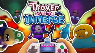 Justin Roiland Actually Breaks Character - Trover saves the universe