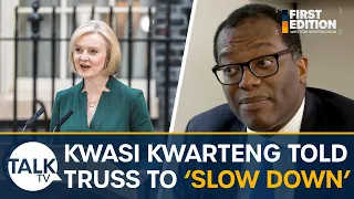 Kwasi Kwarteng: 'I told Liz Truss to slow down' radical economic plan | Full Interview