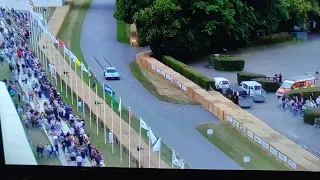 The Hyundai Ioniq 6 CN22E crashed @Gooswood Festival 2023