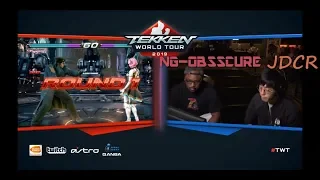 JDCR vs NG Obscure   Dragunov vs Alisa   Tekken 7   Tekken World Tour Full HD 60fps