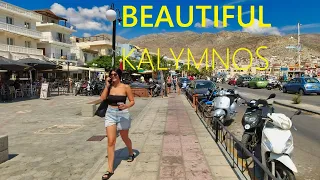 KALYMNOS GREECE 2023 🇬🇷 🔴 NEW Beautiful Walking Tour [4K UHD]