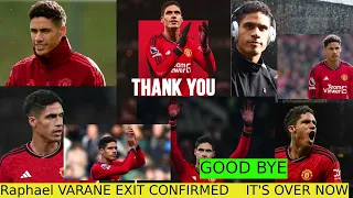 BREAKING🚨 Raphael Varane to leave Manchester United FOR FREE this summer ✅  THIS TRANSFER WINDOW!!