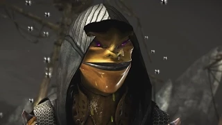 Mortal Kombat X - Reptile/D'Vorah Mesh Swap Intro, X Ray, Victory Pose, Fatalities and Brutality
