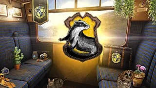 Hogwarts Express ◈ Hufflepuff Wagon Edition | Harry Potter inspired ASMR Ambience | Relax Train Ride