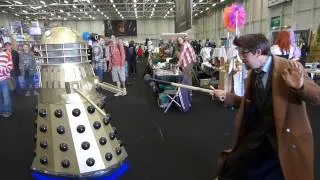 Dalek versus 10th Doctor at Dublin Comic Con