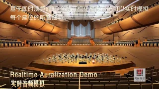 3D Walkthrough and Auralization demo [Concert Hall]