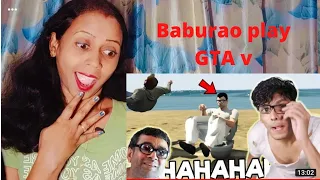 Baburao play GTA v reaction|Nirupama reaction