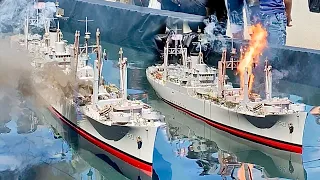 AMAZING RC SUBMARINE TORPEDO FIRING! RC Battleship | USS MONITOR