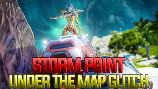 UNDER THE MAP GLITCH on STORM POINT in Apex Legends Season 19 Trident Glitch #apex