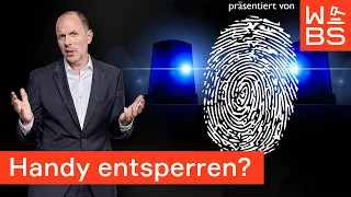 😲 Polizei darf JETZT Fingerabdrücke nehmen, um dein Handy zu entsperren | Anwalt Christian Solmecke