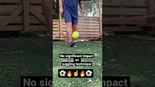 Tennis Ball juggling ⚽️ #football #shorts